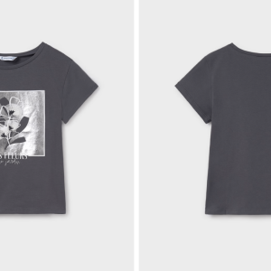 CAMISETA BORDADO FLOR