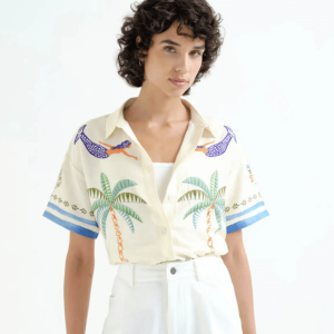CAMISA ESTAMPADO PALM & MERMAID