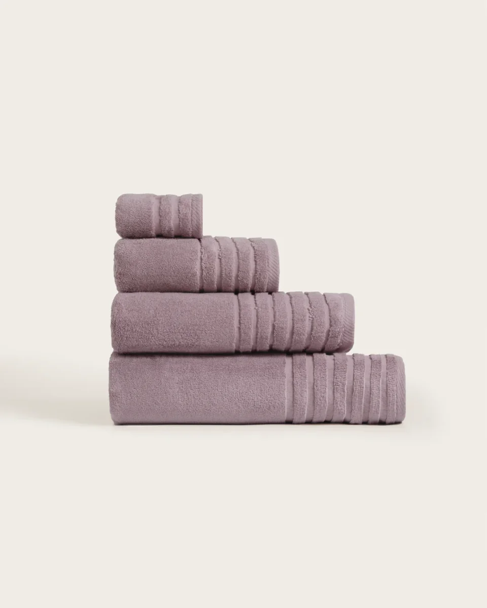 Toalla Baño Zero Twist - 600 g/m² - Malva