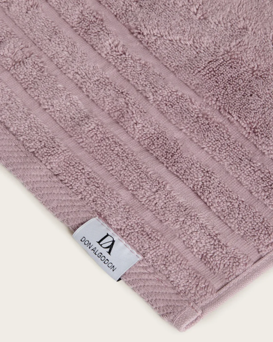 Toalla Baño Zero Twist - 600 g/m² - Malva - Imagen 3