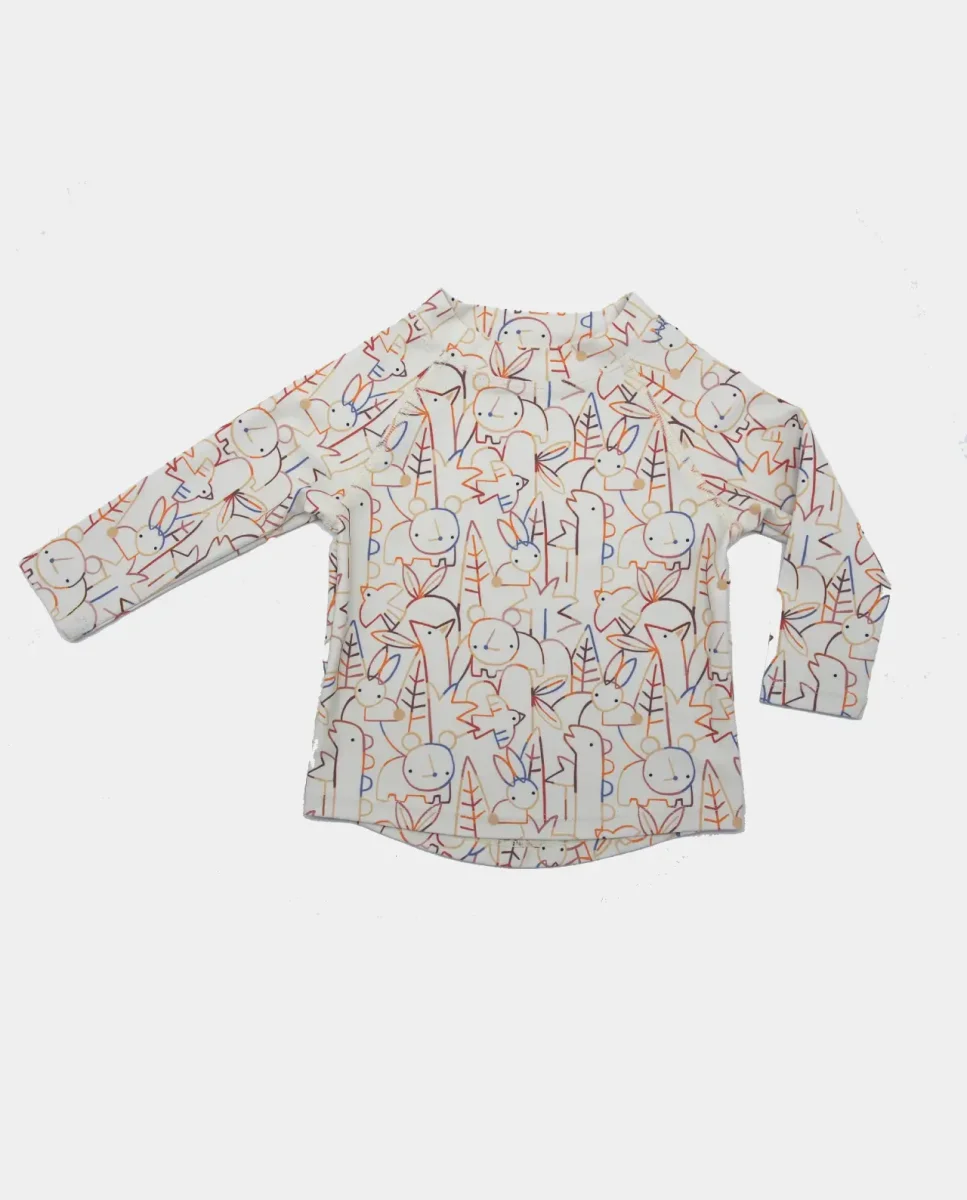 Camiseta Solar manga larga Animal Monnuage