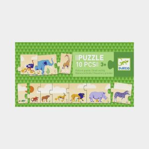 Puzzle Pequeños y Grandes 10 Piezas Djeco